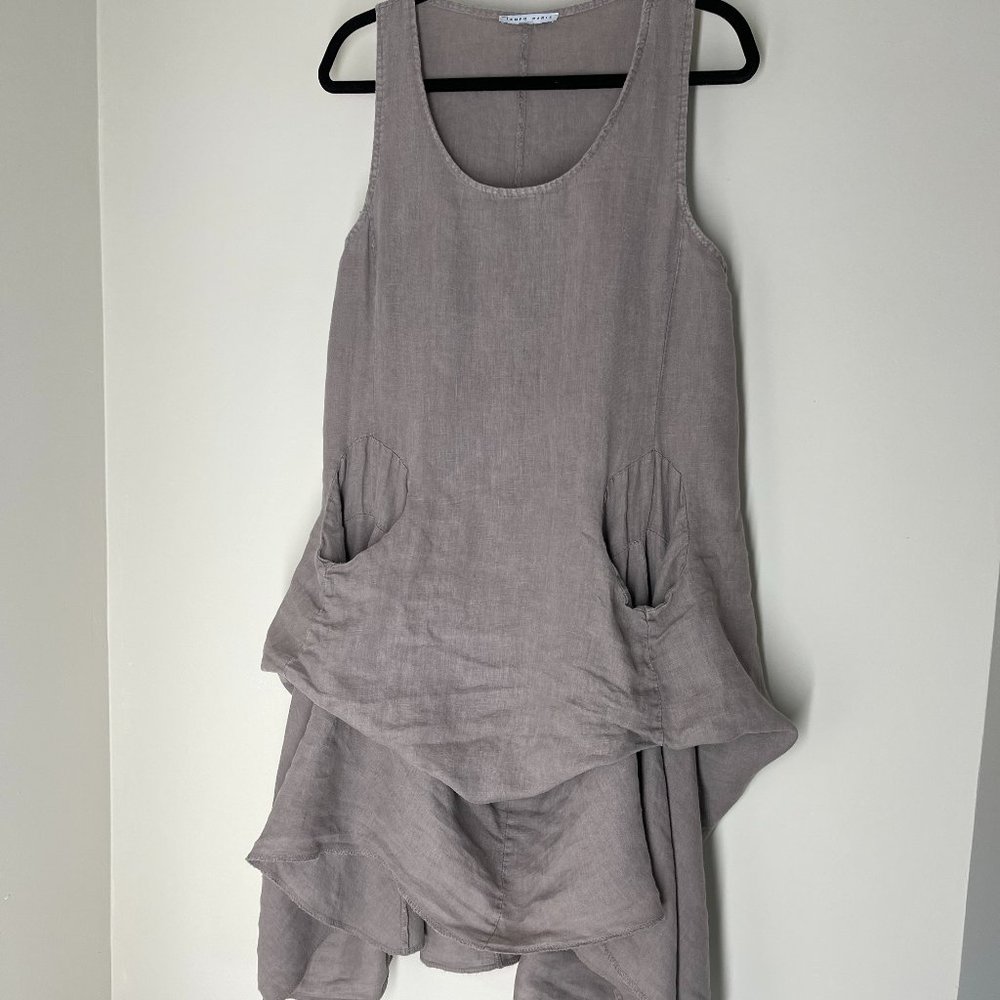 Tempo Paris Lagenlook Dress - Artistic Tiered - Size Large
